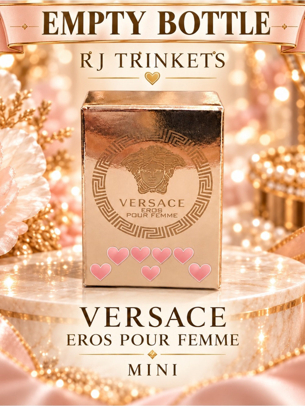 Versace Eros pour femme 5 ml - empty bottle